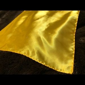 Sun kiss Yellow 100% Polyester Pocket Square